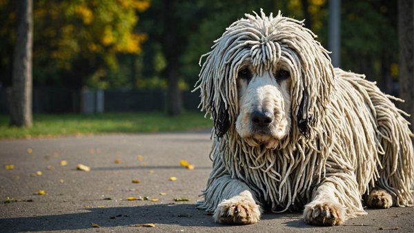 Découvrez le komondor: le chien à dreadlocks fascinant