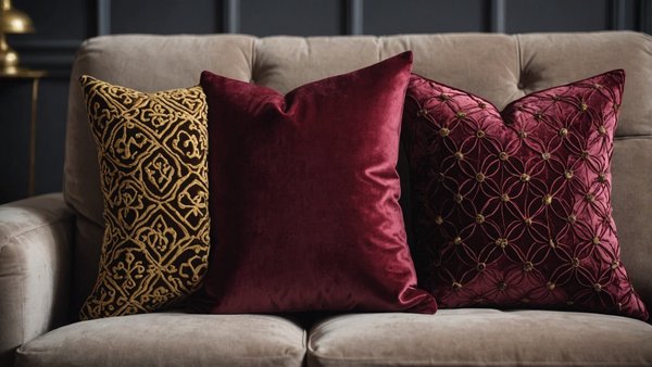 Tout savoir sur le coussin en velours: luxe et confort
